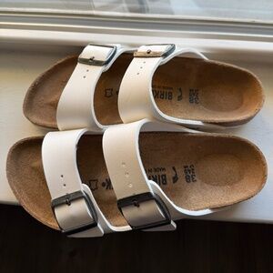 White Birkenstocks